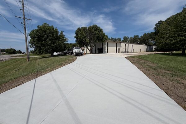 Long Rural Driveway &mdash; concrete work by Cascade Concrete Works