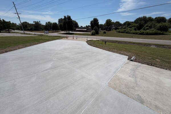 Long Rural Driveway &mdash; concrete work by Cascade Concrete Works