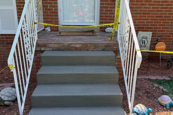 Curved Front Walkway &mdash; concrete work by Cascade Concrete Works