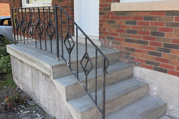 Porch Steps & Landing &mdash; concrete work by Cascade Concrete Works