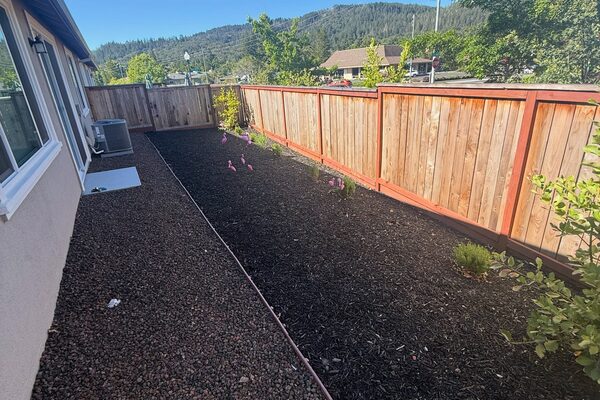 Stamped Patio with Lighting &mdash; concrete work by Cascade Concrete Works